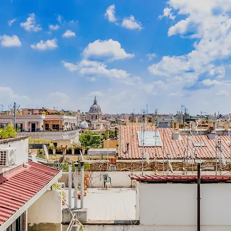 Attico Nel Cuore Di Roma Con Box Privato Per Auto Buitenkant foto